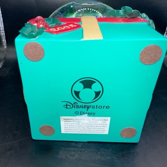 Vintage 2005 Disney Store Tinkerbell Mistletoe Christmas Snow Globe - Picture 5 of 7